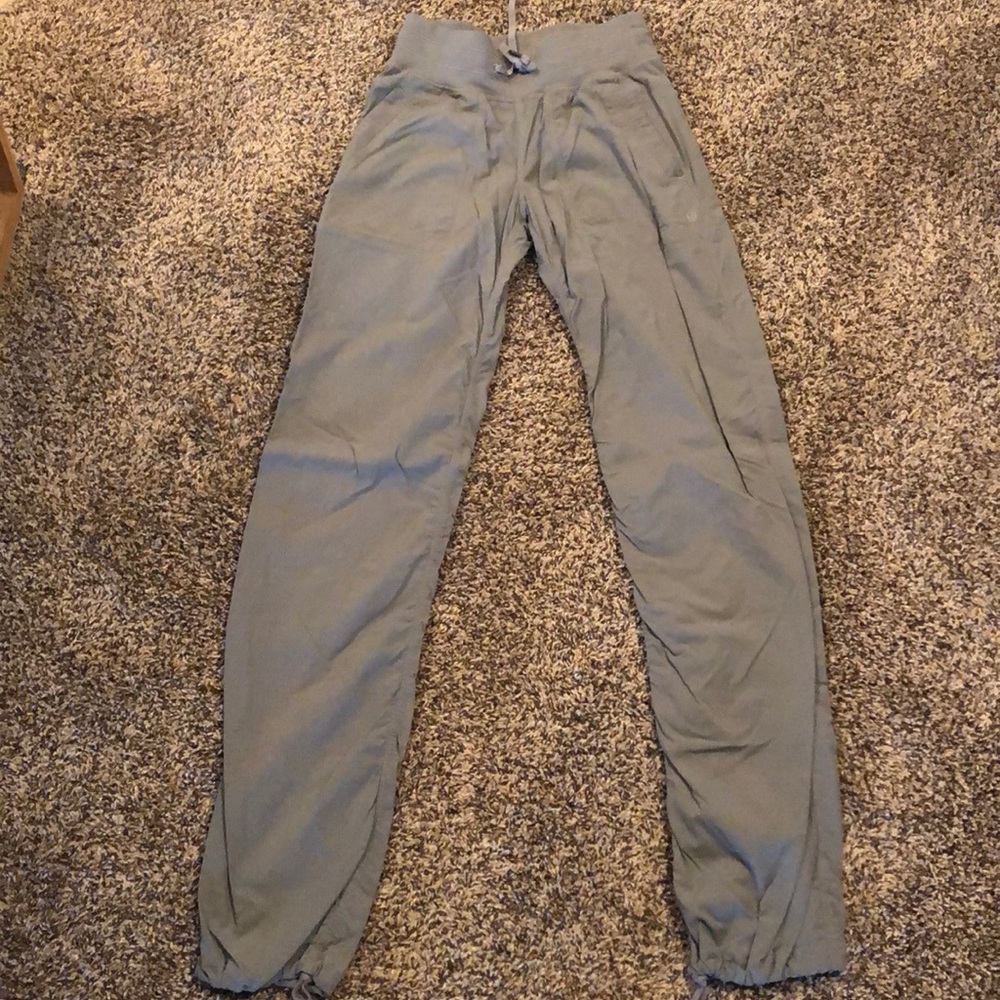 Grey lululemon dance studio pants - unlined.
